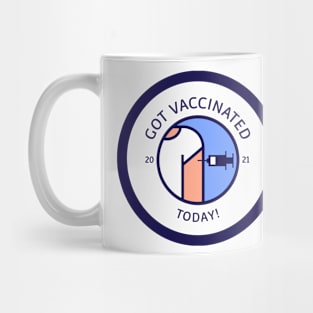 Got vaccinated Mug